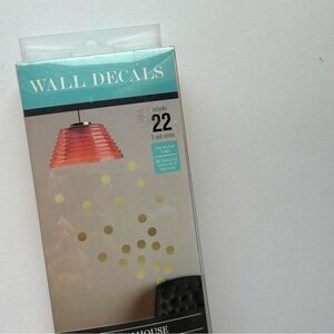 Gold Circle Wall Decals